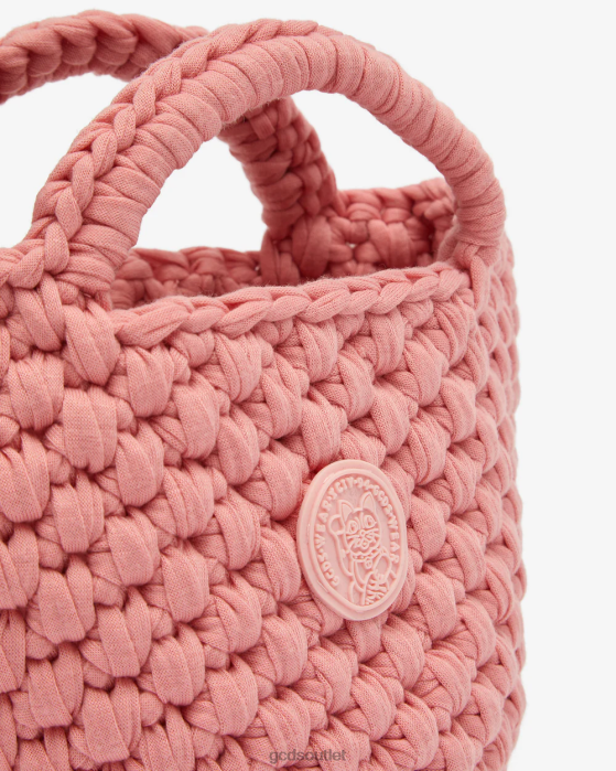 Kids GCDS Junior Mini Crochet Bag Fuchsia 0FVX780