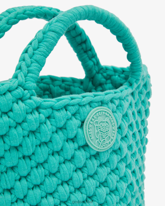 Kids GCDS Junior Mini Crochet Bag Light Blue 0FVX781