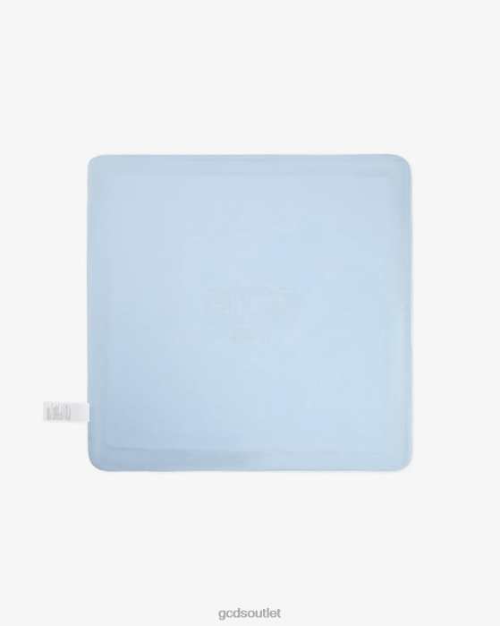 Kids GCDS Logo Cotton Baby Blanket Angel Blue 0FVX654
