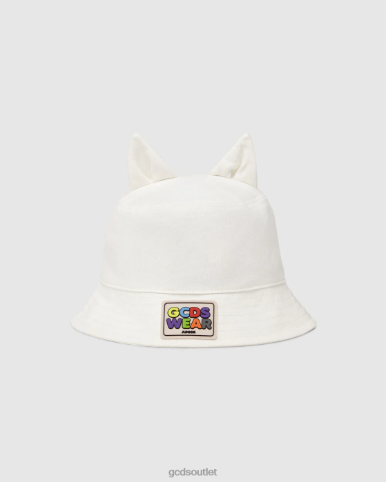 Kids GCDS Junior Bucket Hat Off white 0FVX783