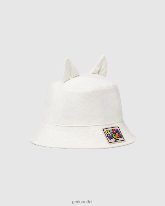 Kids GCDS Junior Bucket Hat Off white 0FVX783