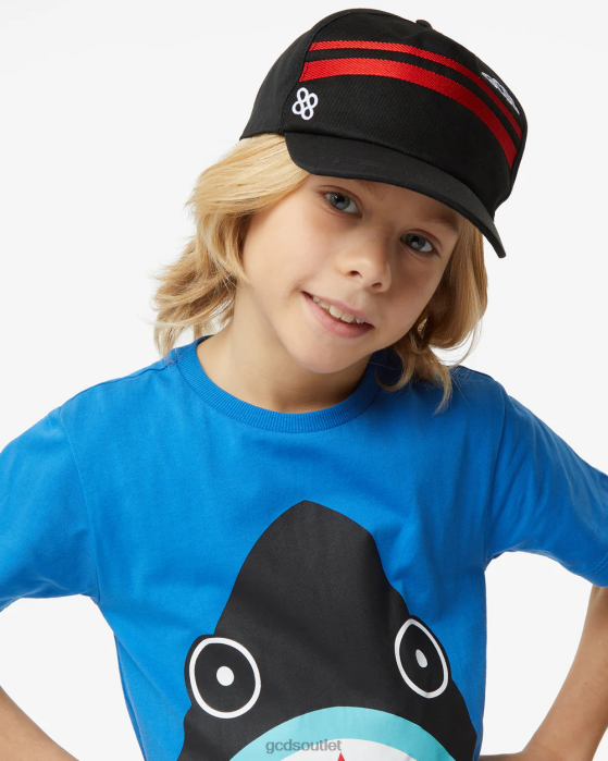 Kids GCDS Junior Low Logo Band Baseball Cap Black 0FVX774