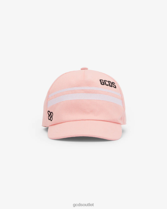 Kids GCDS Junior Low Logo Band Baseball Cap Pink 0FVX775