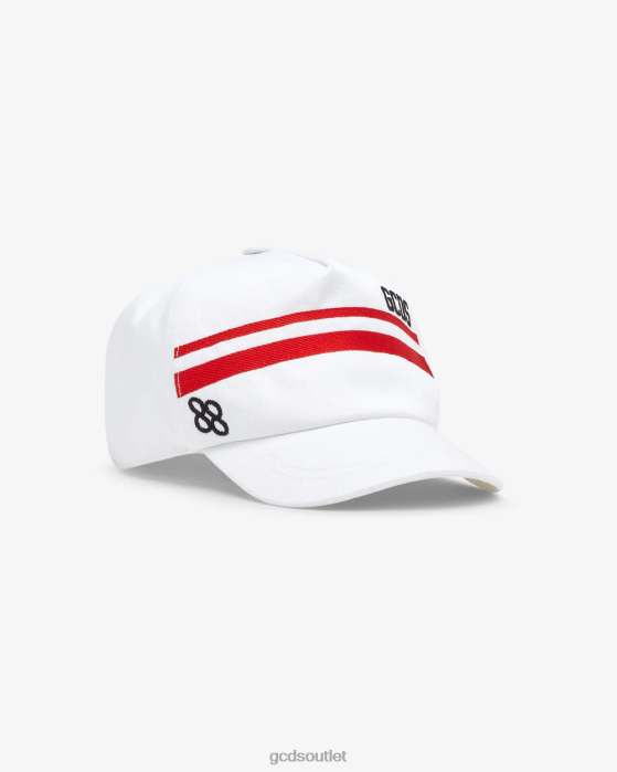 Kids GCDS Junior Low Logo Band Baseball Cap White 0FVX776