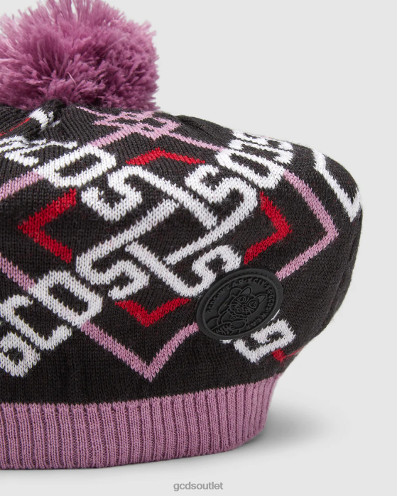 Kids GCDS Junior tartan pom-pom beanie Multicolor 0FVX764