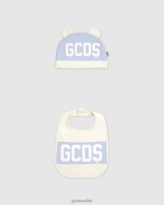 Kids GCDS Logo band Two-Piece Baby Set Baby Blue 0FVX572