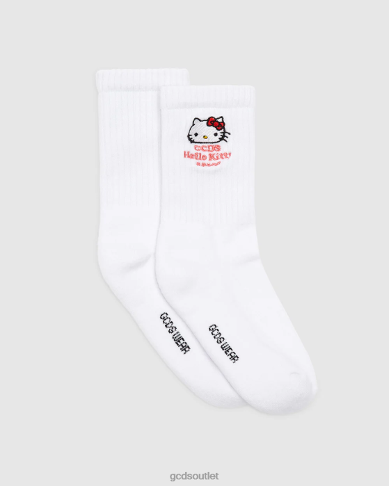 Kids GCDS Junior Hello Kitty socks White 0FVX768