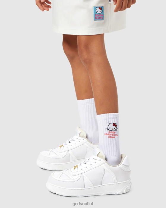 Kids GCDS Junior Hello Kitty socks White 0FVX768