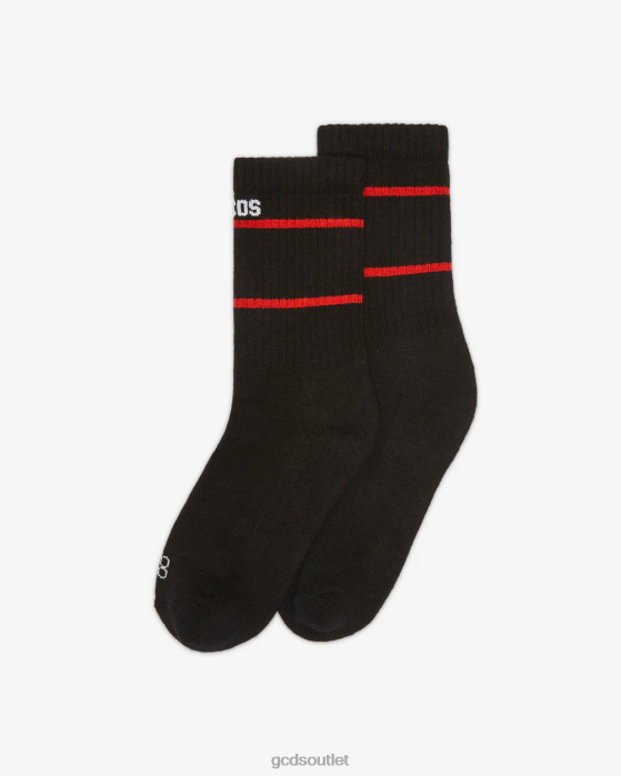Kids GCDS Junior Low Logo Band Socks Black 0FVX771