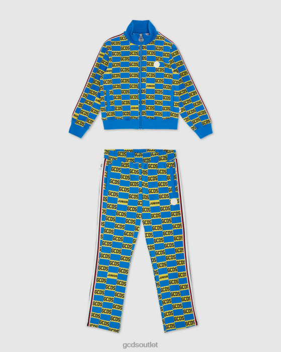 Kids GCDS Junior Allover logo Tracksuit Multicolor 0FVX682