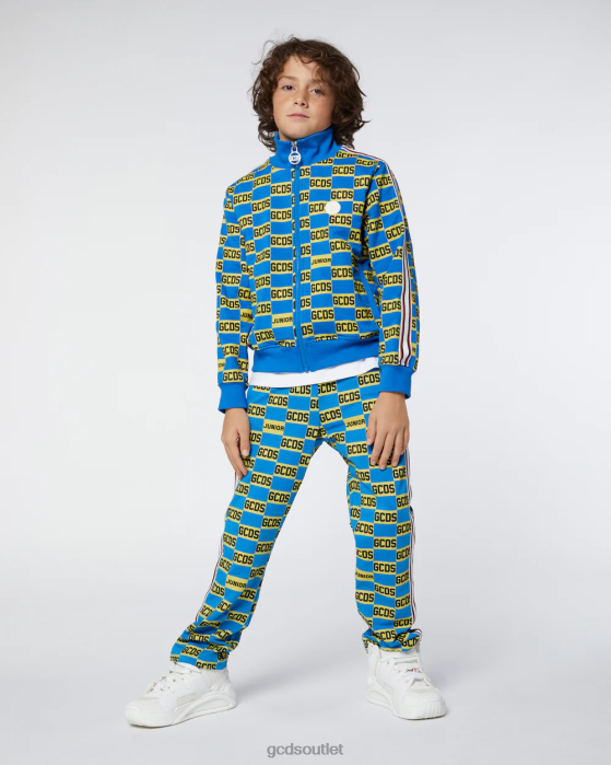 Kids GCDS Junior Allover logo Tracksuit Multicolor 0FVX682