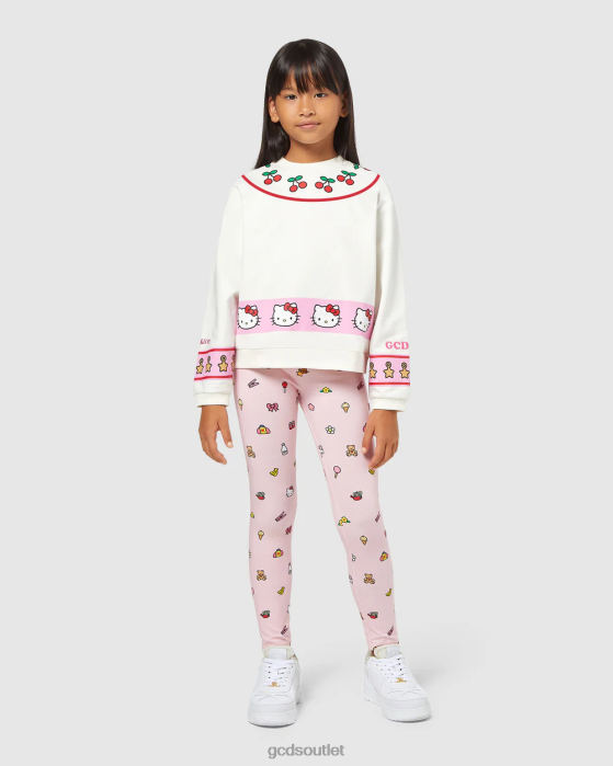 Kids GCDS Junior Hello Kitty crewneck Off White 0FVX784