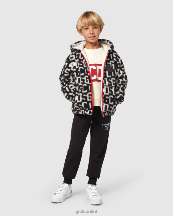 Kids GCDS Junior Logo band crewneck Whitecap Grey 0FVX677