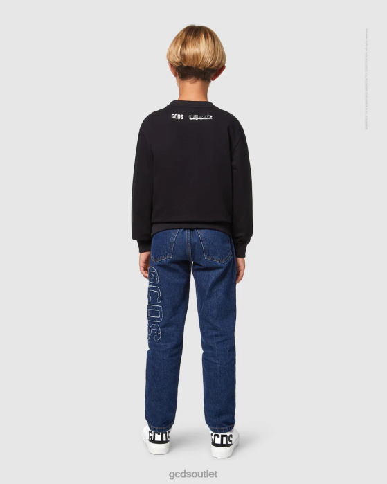Kids GCDS x Be@rbrick Junior Crewneck Black 0FVX705