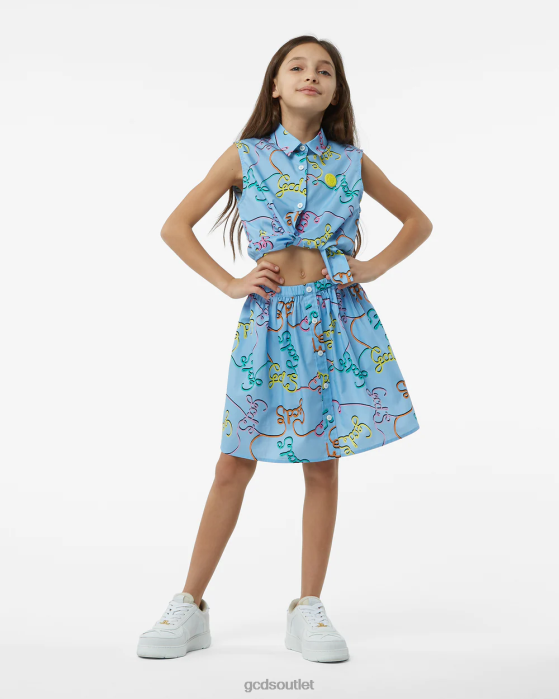 Kids GCDS Junior Shirt And Skirt Set Multicolor 0FVX812