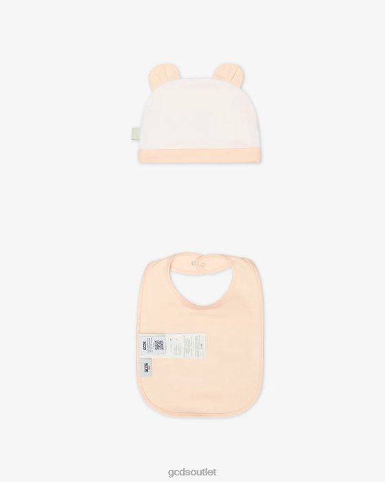 Kids GCDS Logo Band Two-Piece Baby Set Baby Pink 0FVX585