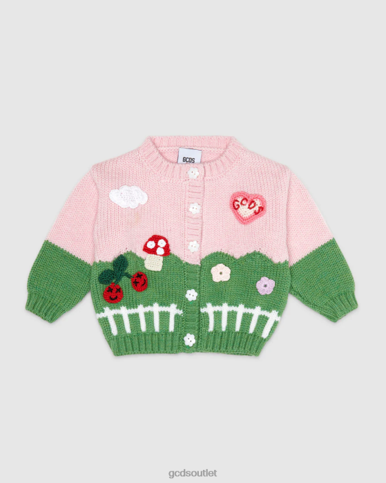 Kids GCDS Baby knit cardigan Multicolor 0FVX611