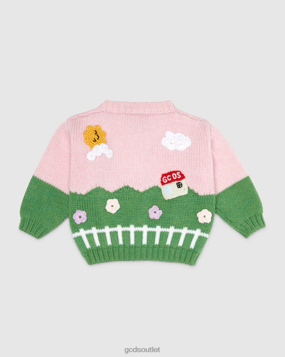 Kids GCDS Baby knit cardigan Multicolor 0FVX611