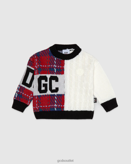 Kids GCDS Baby logo band sweater Multicolor 0FVX610