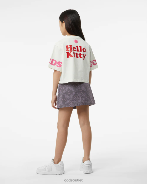Kids GCDS Junior Hello Kitty T-Shirt Off White 0FVX792