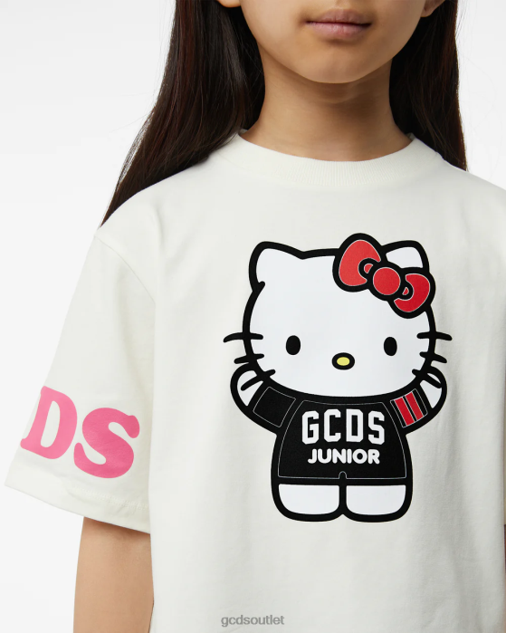 Kids GCDS Junior Hello Kitty T-Shirt Off White 0FVX792