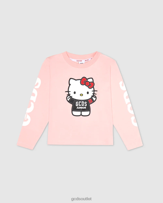 Kids GCDS Junior Hello Kitty longsleeves t-shirt Pink 0FVX799