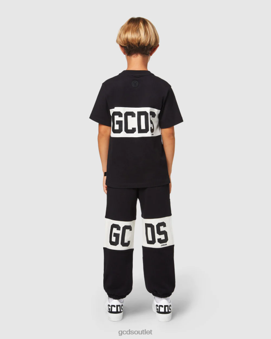 Kids GCDS Junior Logo band t-shirt Black 0FVX710