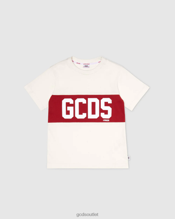 Kids GCDS Junior Logo band t-shirt Whitecap Grey 0FVX709