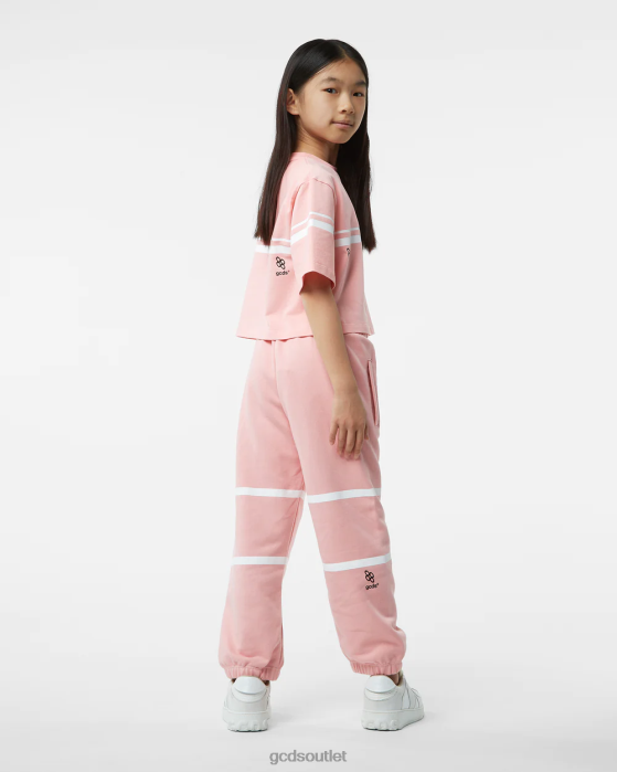 Kids GCDS Junior Low Logo T-Shirt Pink 0FVX794