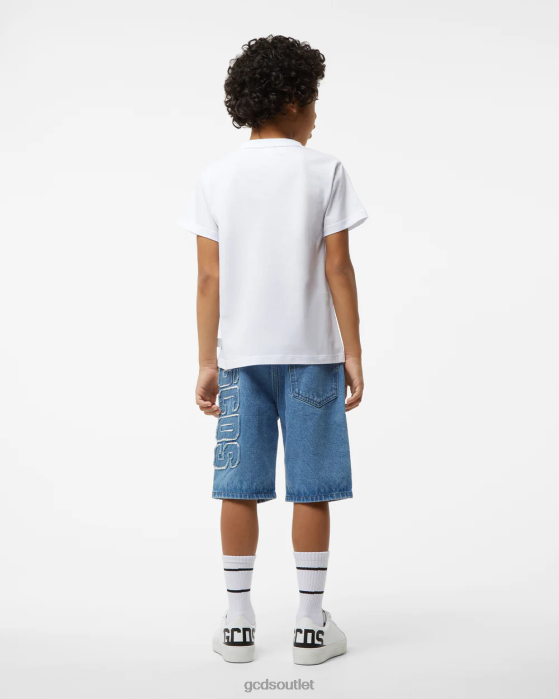 Kids GCDS Junior Spongebob Busy People T-Shirt White 0FVX715
