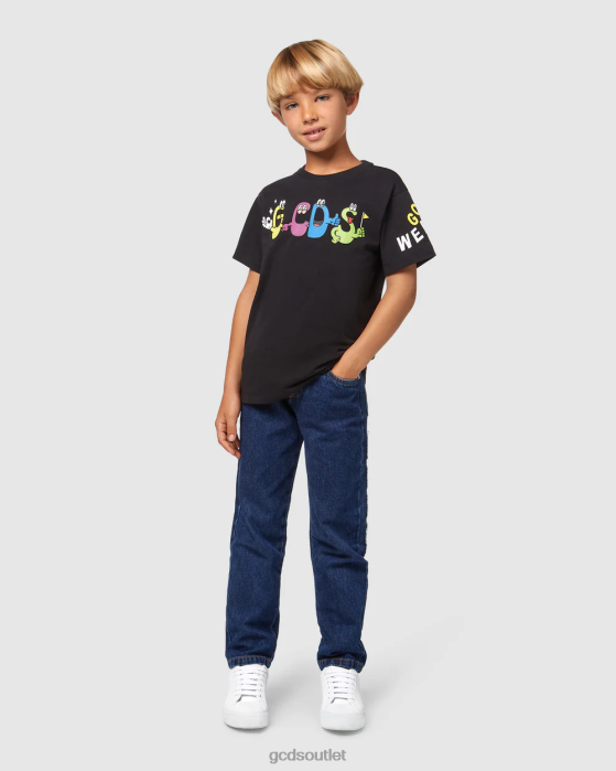 Kids GCDS Junior monsters t-shirt Black 0FVX711
