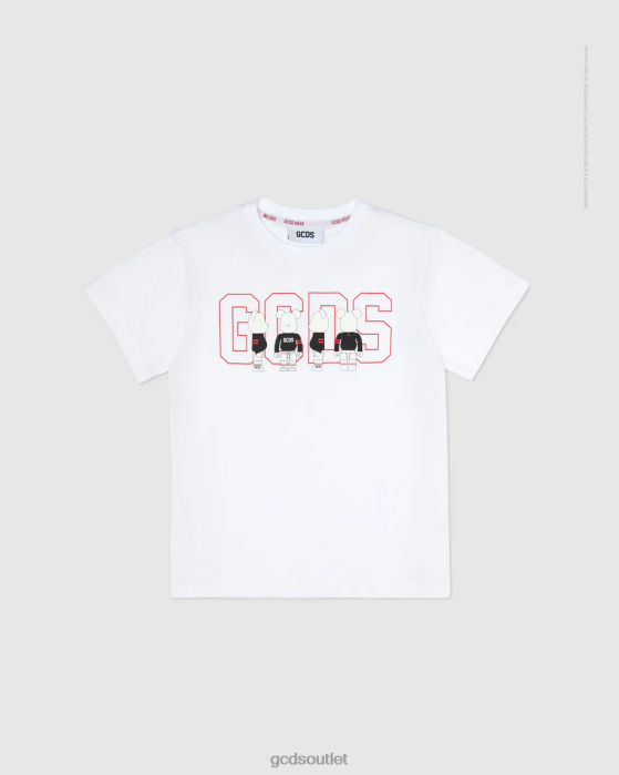 Kids GCDS x Be@rbrick Junior T-shirt White 0FVX732