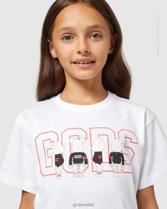 Kids GCDS x Be@rbrick Junior T-shirt White 0FVX732