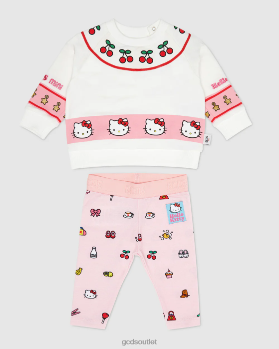 Kids GCDS Baby Hello Kitty tracksuit Pink 0FVX592