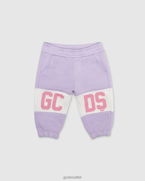 Kids GCDS Baby Logo band Sweatpants Lilac 0FVX623