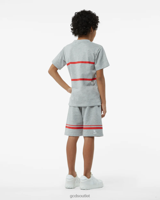 Kids GCDS Junior Low Logo Band Bermuda Grey 0FVX753