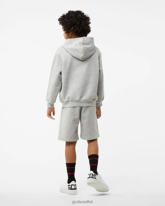 Kids GCDS Junior Spongebob Italico Bermuda Grey 0FVX760