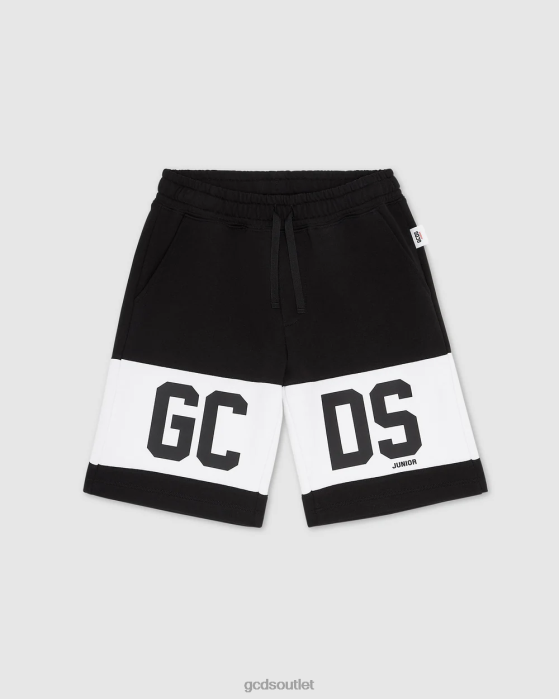 Kids GCDS Junior logo band Shorts Black 0FVX745