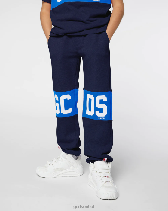 Kids GCDS Junior logo band sweatpants dark blue 0FVX742