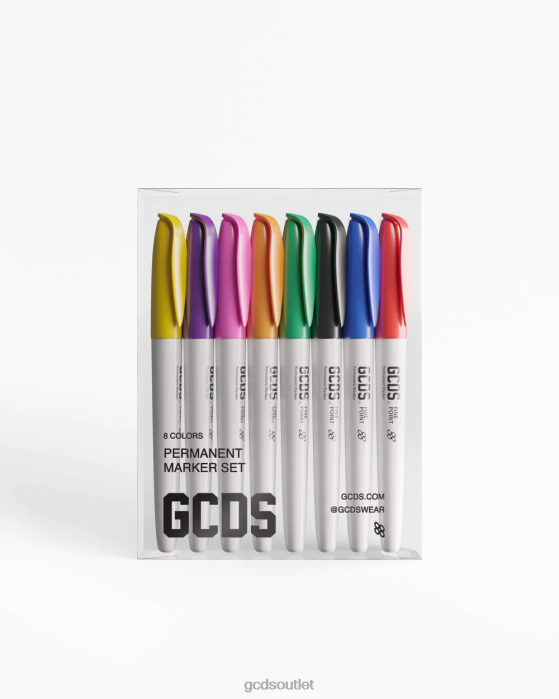 Men GCDS Permanent Markers Set Pink 0FVX297