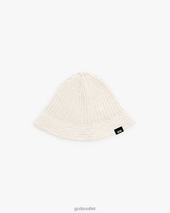 Men GCDS Giuly Cotton Cloche hat Light Brown 0FVX231