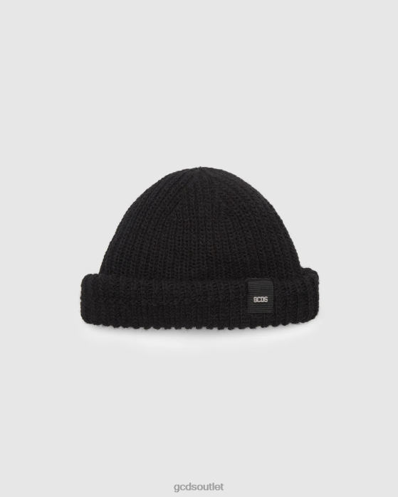 Men GCDS Giuly wool hat Black 0FVX243
