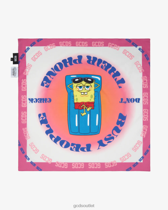 Men GCDS Spongebob Busy People Foulard Multicolor 0FVX268