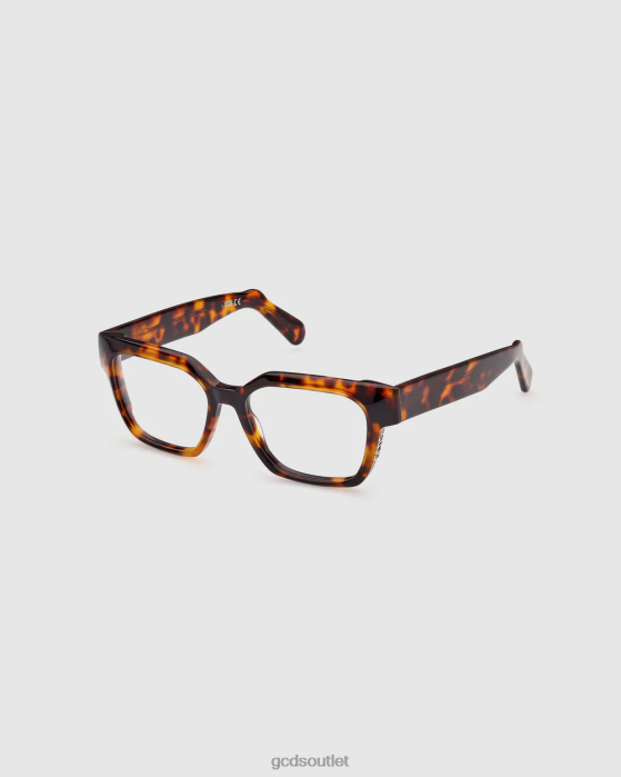 Men GCDS GD5013 Squared eyeglasses Multicolor 0FVX281