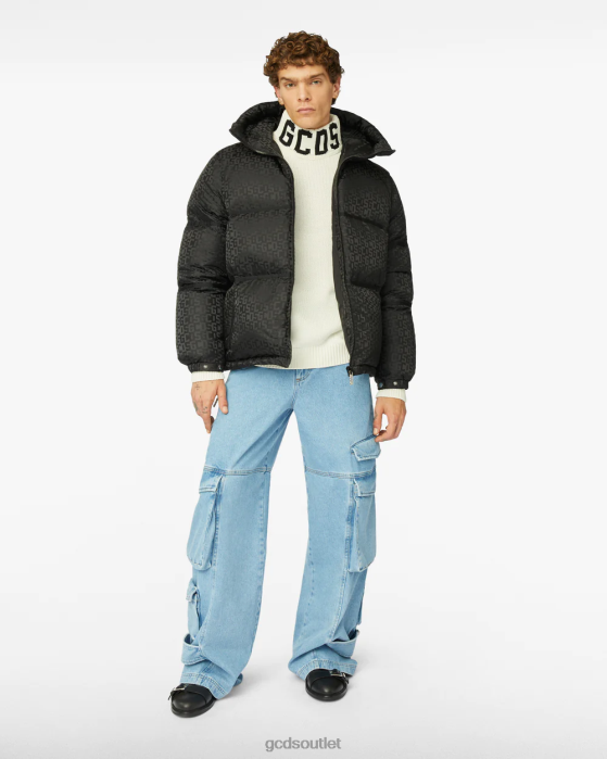 Men GCDS logo turtleneck Off White 0FVX41