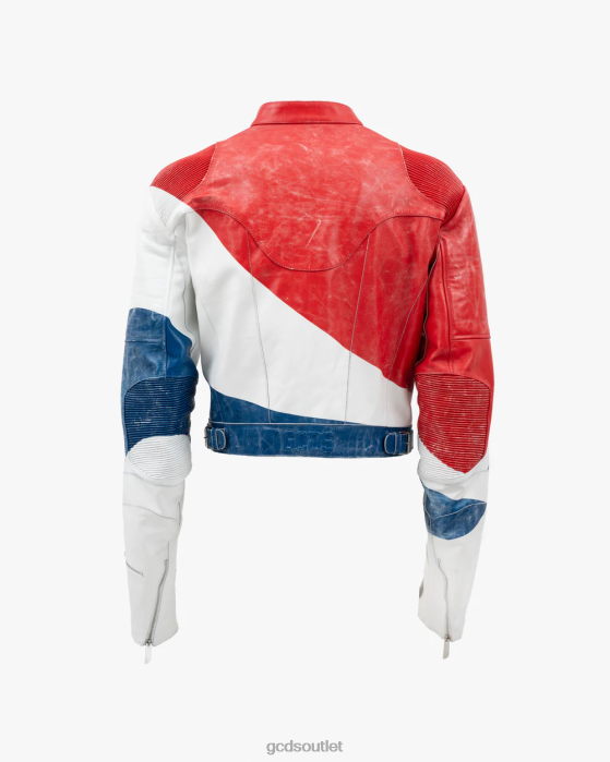 Men GCDS x Pepsi Biker Jacket Multicolor 0FVX1