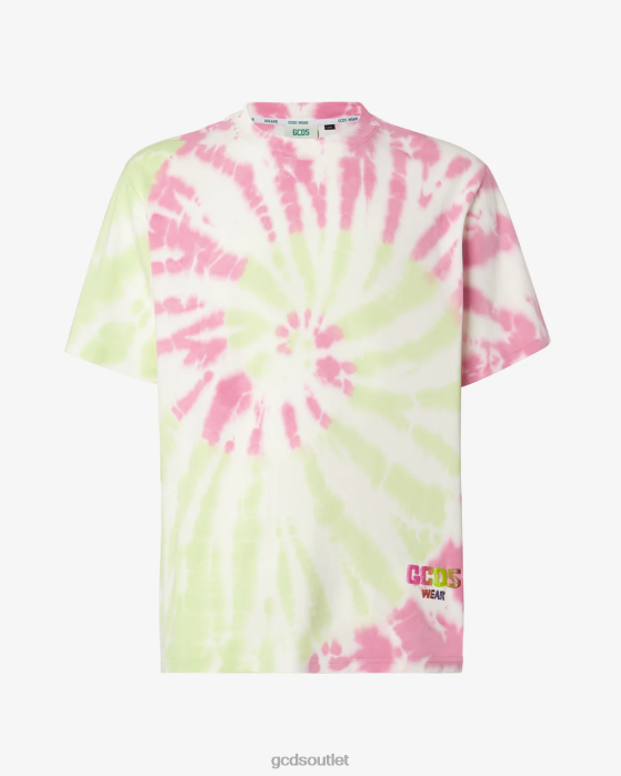 Men GCDS Tie Dye Loose T-Shirt Multicolor 0FVX99