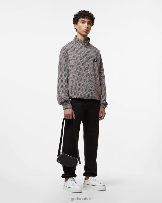 Men GCDS Eco Basic Sweatpants Black 0FVX133