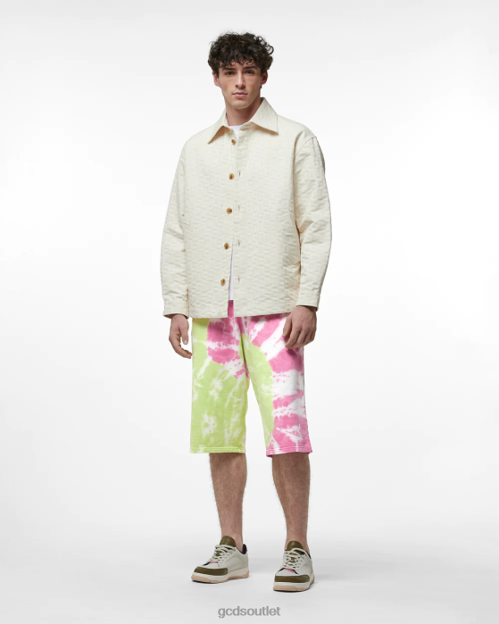 Men GCDS Tie Dye Sweatshorts Multicolor 0FVX136