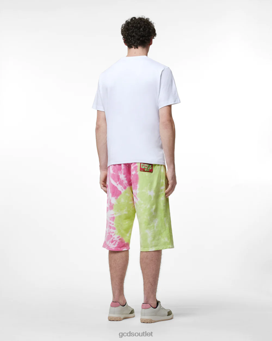Men GCDS Tie Dye Sweatshorts Multicolor 0FVX136